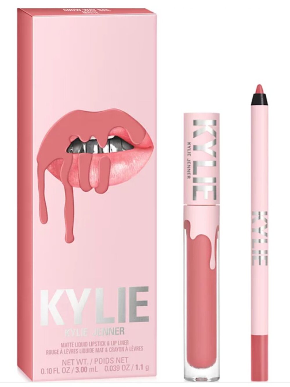 NEW Kylie Cosmetics Matte Lip Kit in 302 Snow Way Bae (Lipstick & Lipliner)